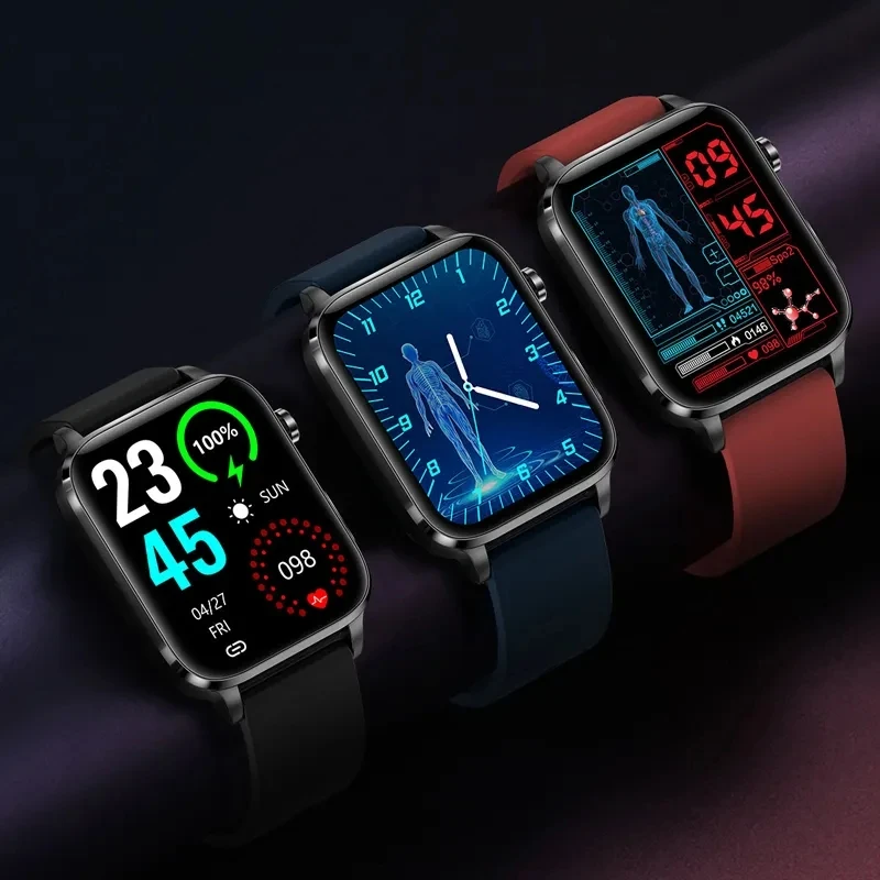 Drop Shipping 2023 F100 Smartwatch IP68 Waterproof Health Men Women Heart Rate Monitor Smart Watches With Body Temperature