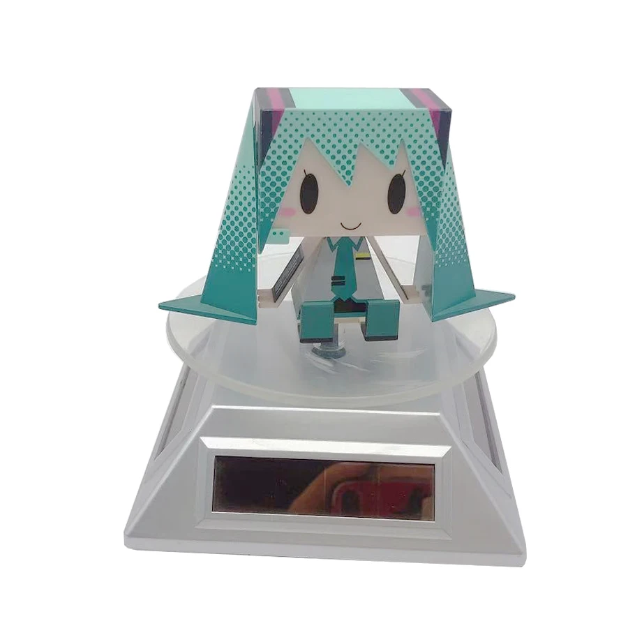 Заводская японская анимационная милая игрушка на солнечной батарее, игрушки на солнечной батарее, модель для украшений