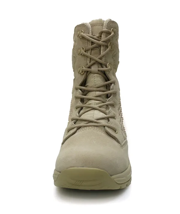 Breathable KPU and Nylon Fabric Tactical Boots Assault Boots Men Combat Boots for Training