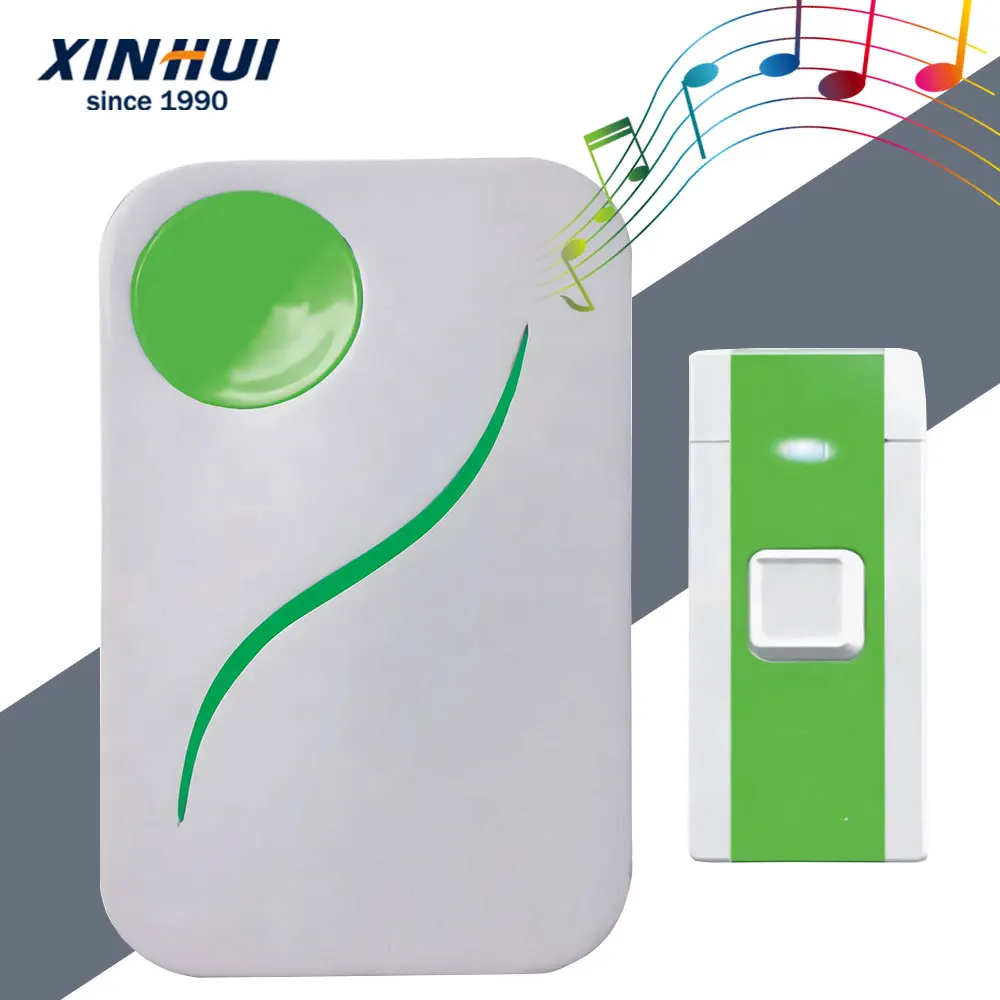 AG-9643K (AC/DC) Waterproof Long Range Eu Uk Us Plug 36 Ringtones Battery Outdoor Wireless Doorbell For The Deaf
