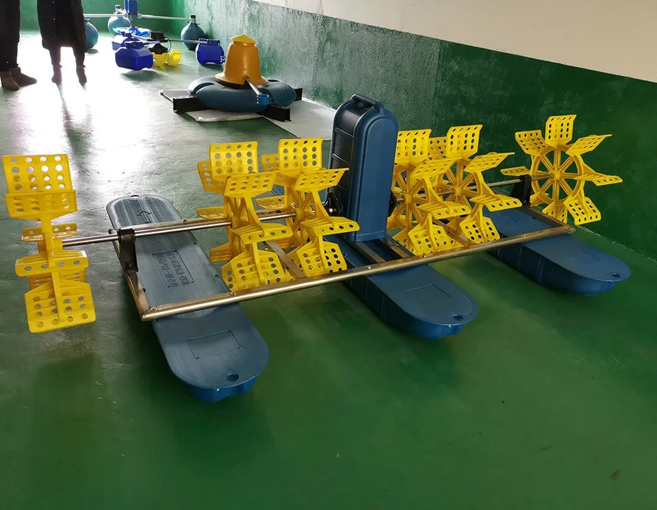 Professional automation Fish Farming Aquaculture Equipment 6 Impeller Paddle wheel Aerator