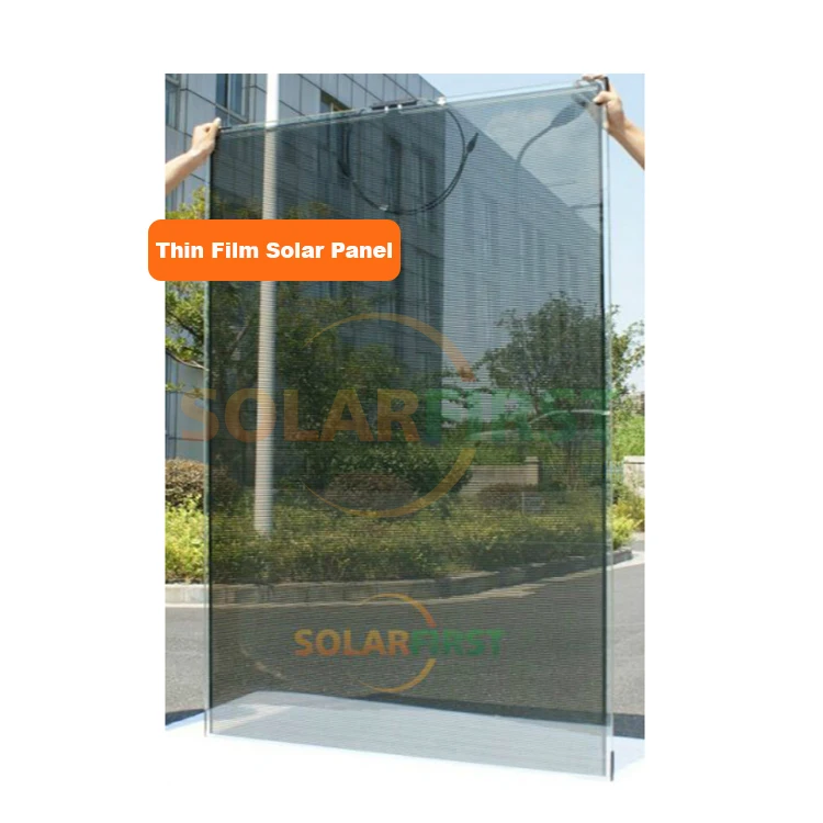 Solarfirst Cigs 114V Green 20% 30% 40% Transparent CDTE Thin Film Solar Panel