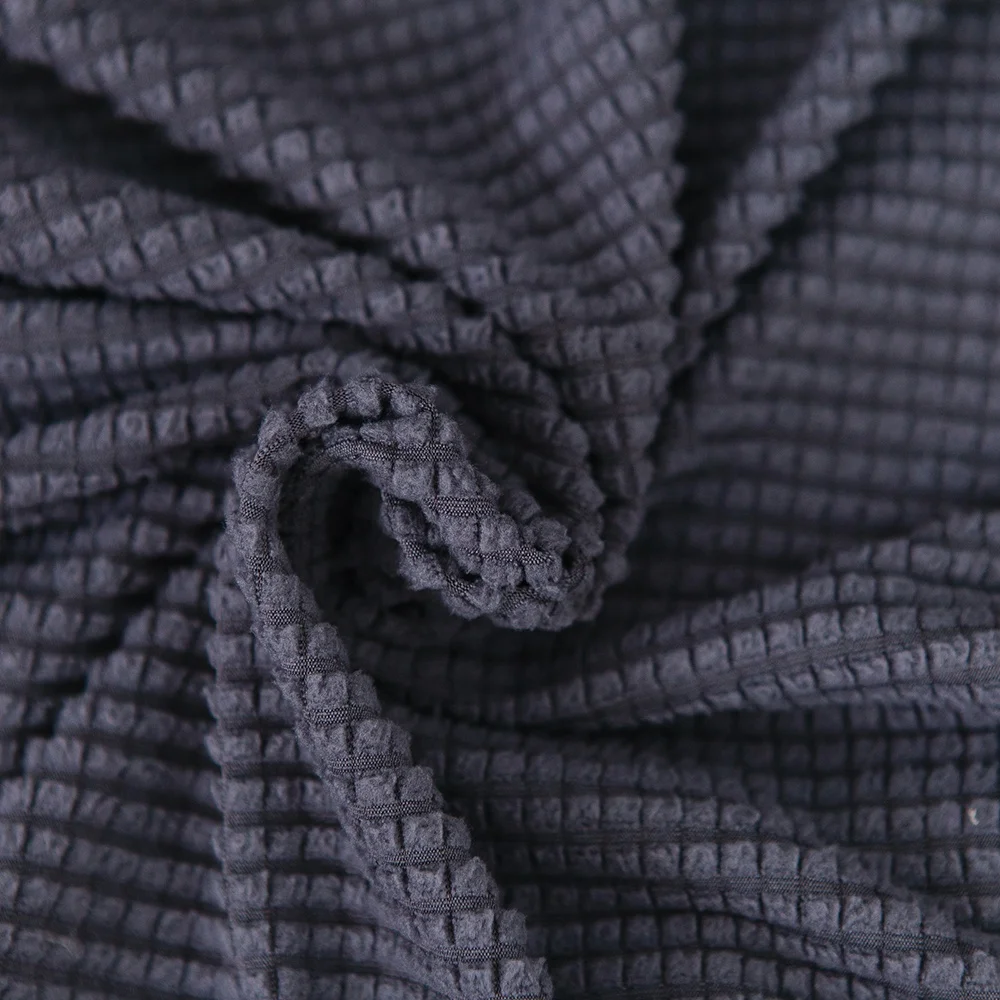 Polyester spandex jacquard velvet stretch universal couch protector sofa cover set suppliers for home decoration