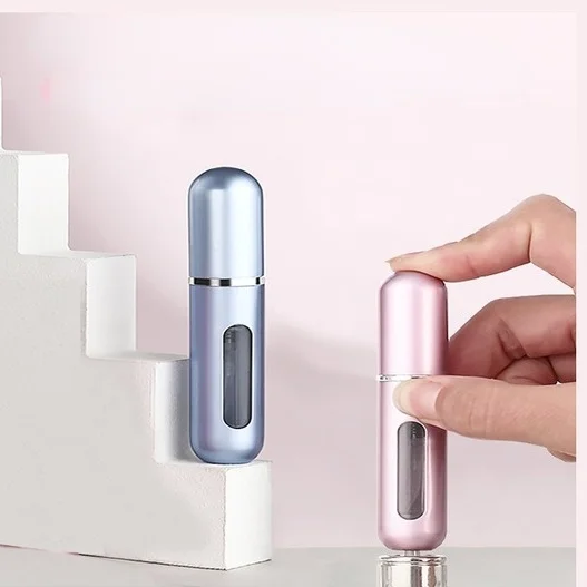 Hot selling Pocket mini size metal 5ml atomizer aluminum refilling perfume spray bottle