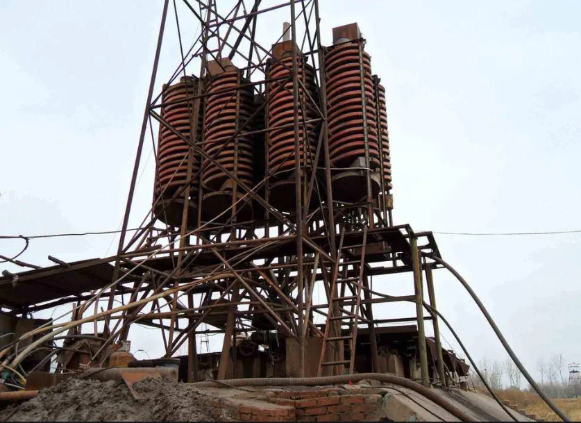 
Light self weight mining spiral chute of separator 