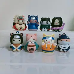 Japan Anime PVC Sasuke Uchiha kakashi Gaara cat action figure Model