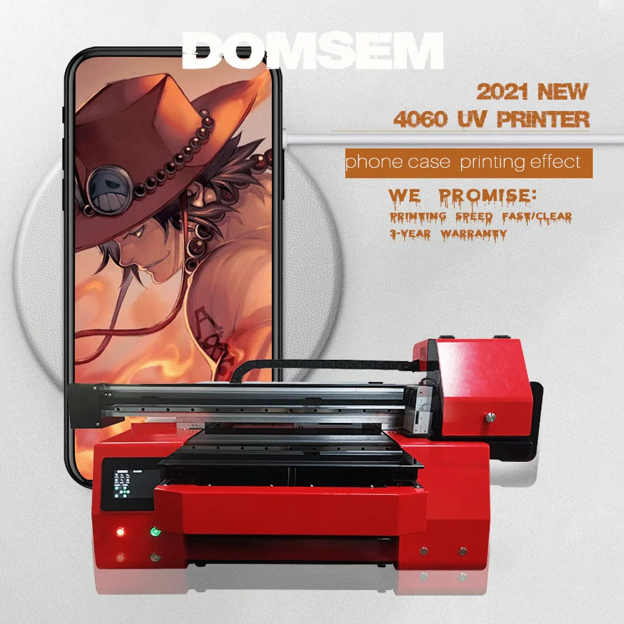 Digital A2 Printing Machine UV Flatbed Printer 40*60cm