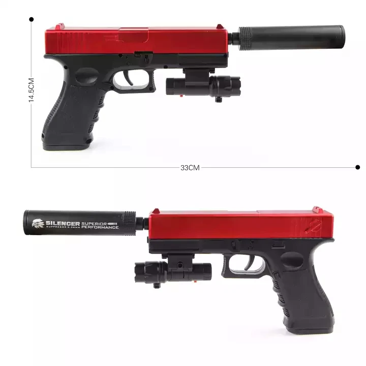 New Electric Splatter Gel Toy Gun Shooter Gun Outdoor Sport for Adults and Boy Water Beads Gel Bullet Ammo Gun Blast Kit