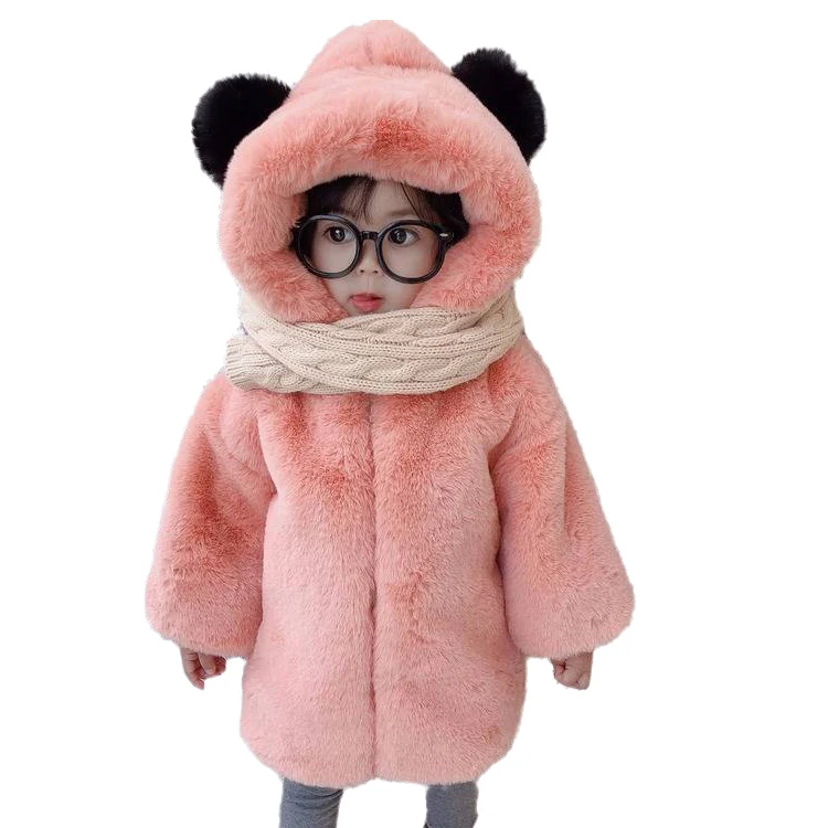 
Newborn Baby girls Fur Autumn Winter Warm Coat Jacket Girls Thick Warm Clothes Outwear Baby Clothes Clothing  (1600072980380)