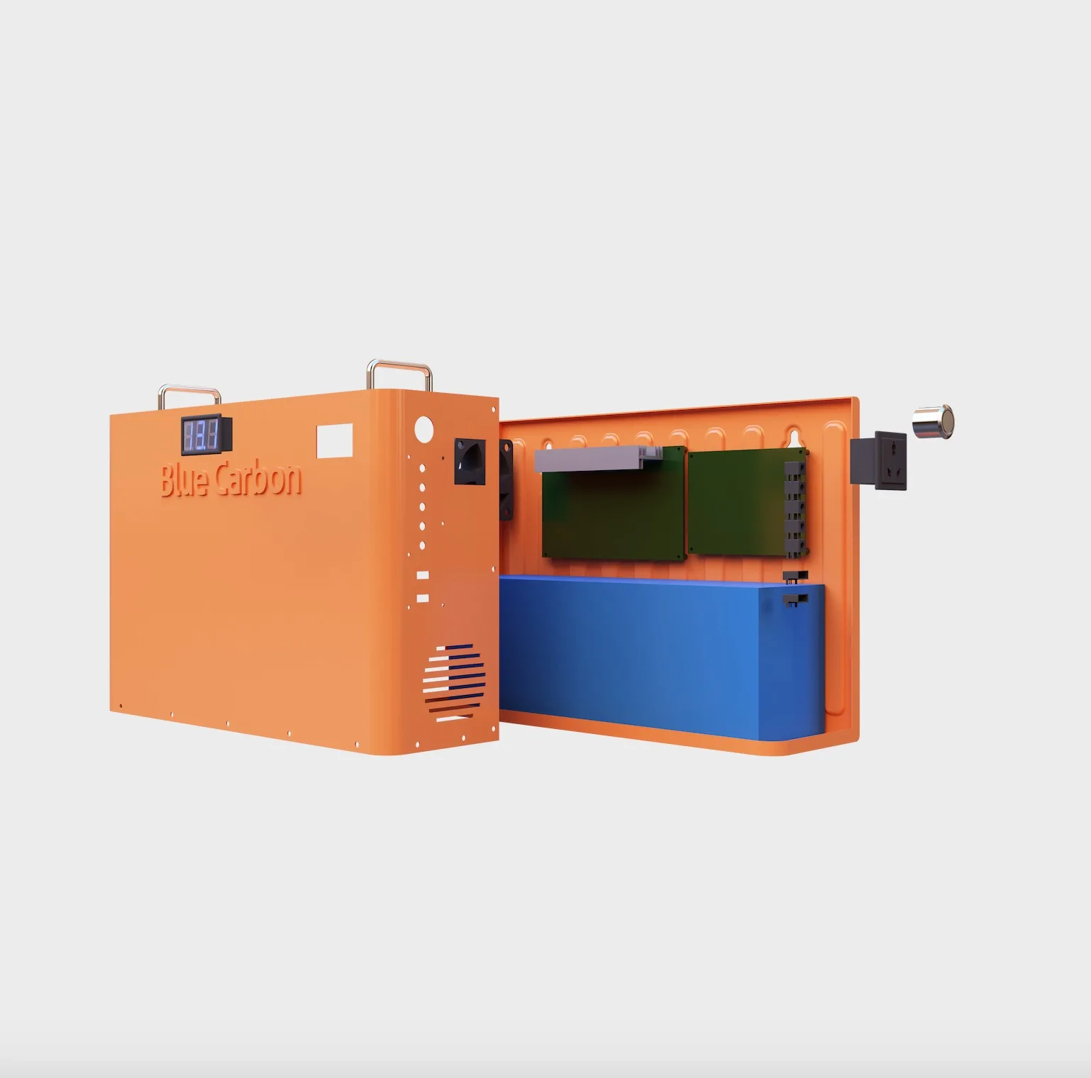 Синяя углеродная солнечная батарея для дома 1000 Вт 1 кВт встроенная Солнечная система все в одной солнечной батарее