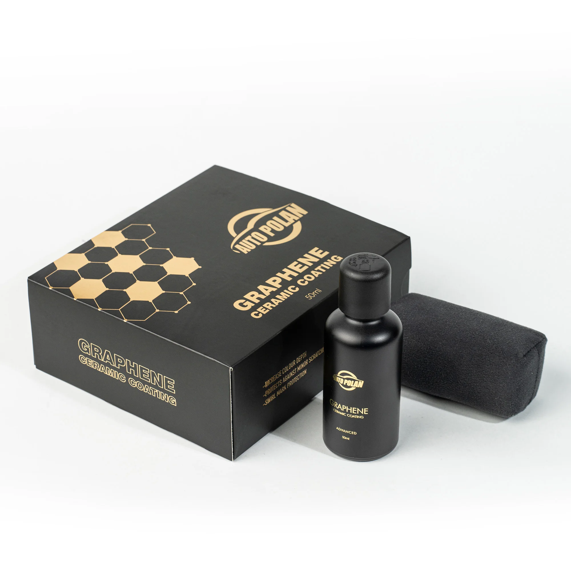 Auto Graphene Ceramic Coating Kit High Gloss Super Hydrophobic 9H/10H Liquid Wax for Car Paint Care Protection