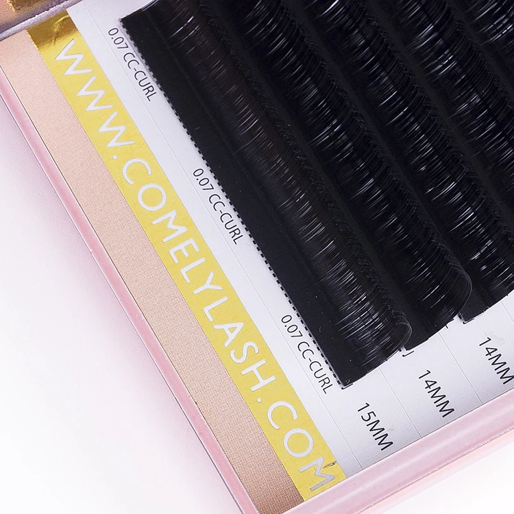 Ресницы для наращивания COMELYLASH L curl русский объем Индивидуальные ресницы частная этикетка вегана 0 07 05 без жестокости