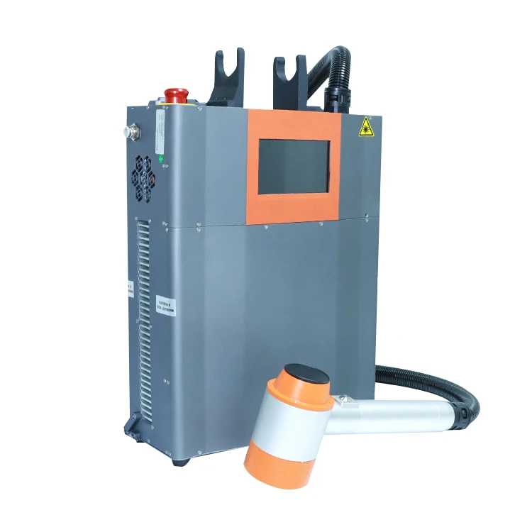 Portable 100W MOPA Pulse Laser Cleaning Machine Handheld Backpack Design Rust Removal Home Use Metal Stone Stainless Steel Max