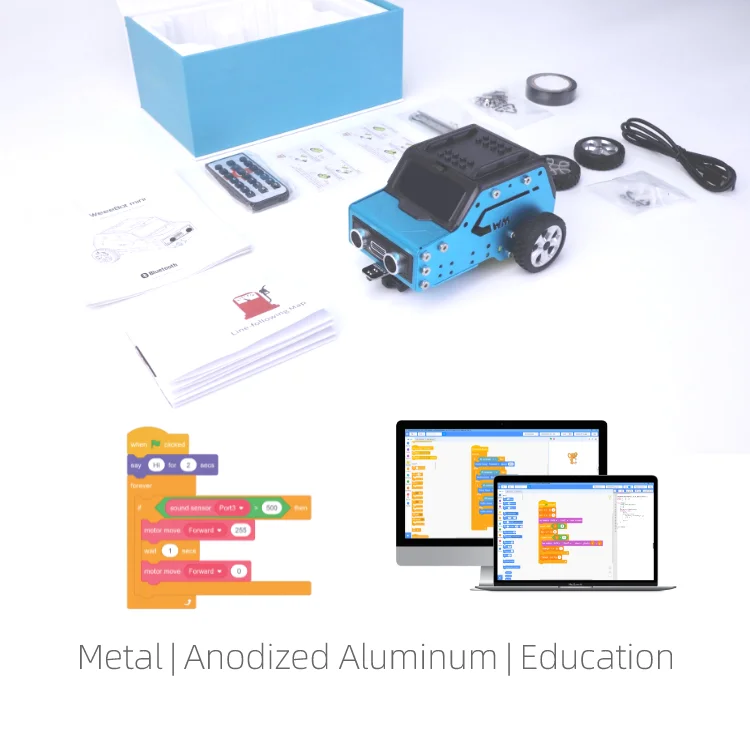 OEM/ODM Robot STEAM APP Coding Toy Robots Education Makeblock Kit de Educacion mBot Robotics Training Kit