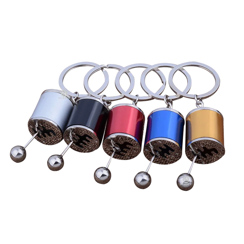 Autos Part Metal Key Ring Six Speed Manual Car Gear Shift Toy Keychain