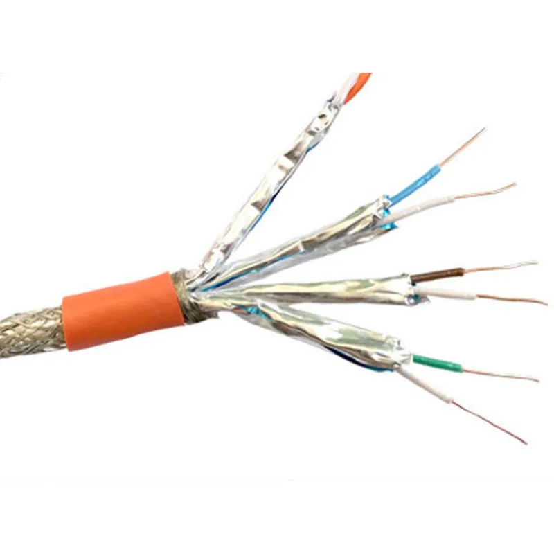 Сетевой кабель Cat7 Cat7A Cat 7 7A Sftp Ethernet цена за метр 22Awg 23Awg сетевой