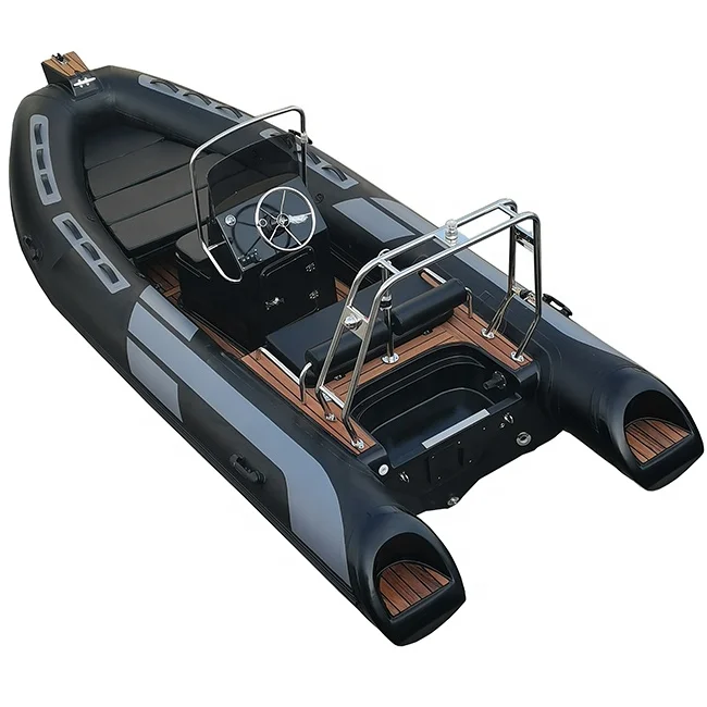 Высококачественный 16-футовый RIB480 Полужесткий корпус из стекловолокна орка гипалон/надувные рыболовные лодки ПВХ