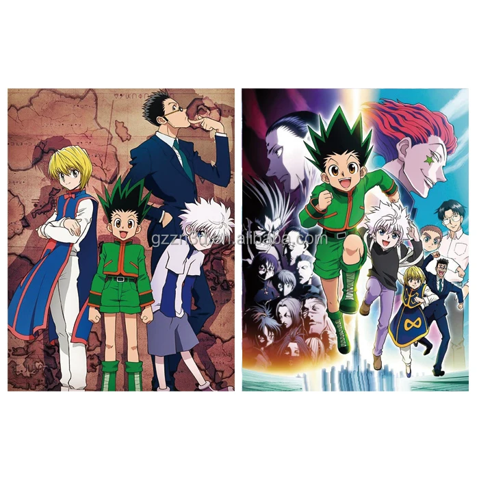 Wholesale custom  A3 flip Janpan anime poster 3d printing service