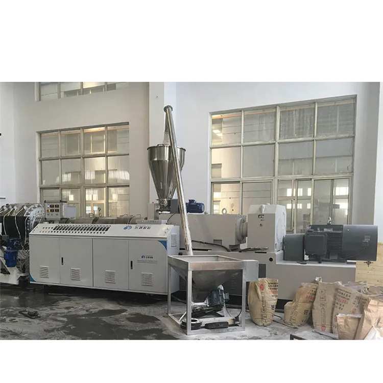 Faygo Union conical double screw extruder plastic drainage UPVC pipe production machine