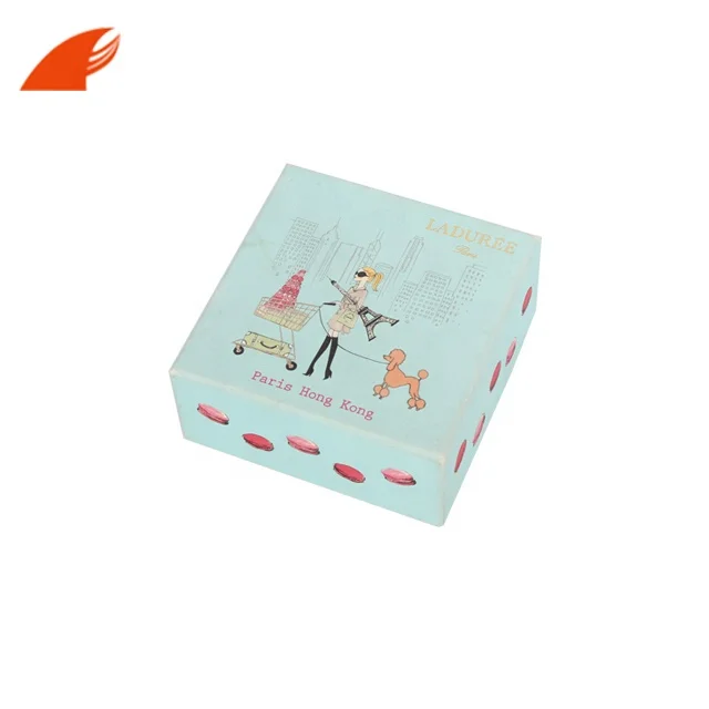 Custom Luxury  New Design Small Candy/Cake/Food/Macaron Boxes/Food Grade Paper Packaging Boxes Wholesale