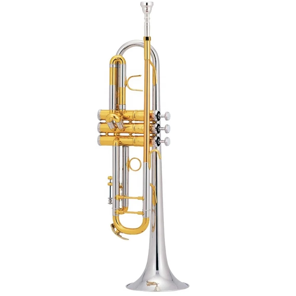 Intermediate Grade Tone BB Cupronickel Bell Gold Lacquer Trumpet