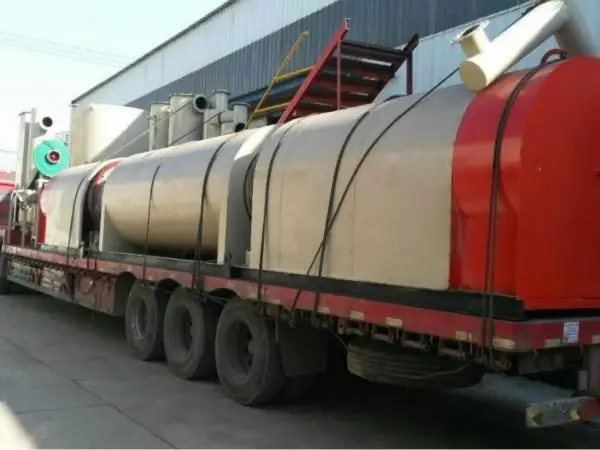 Horizontal Biomass Rotary Activated Carbon Airflow Continuous Carbonization Furnace