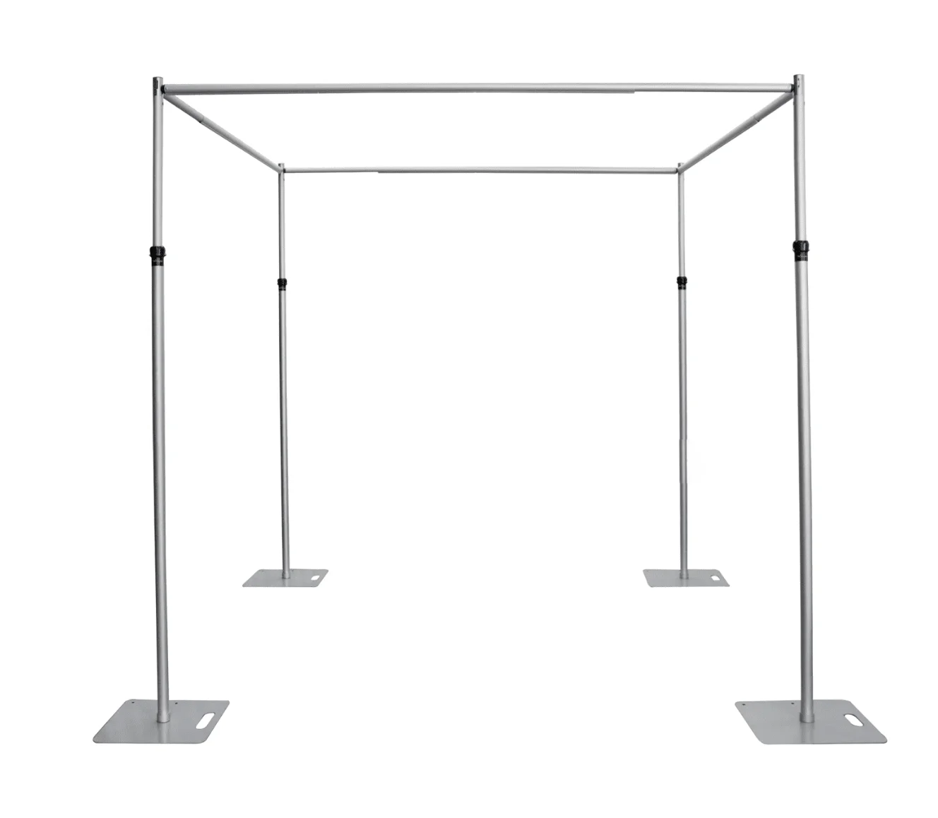 Wholesale Adjustable Curtain Pipe and Drape Stand Square Pipedrape for Wedding Event Stage Decoration