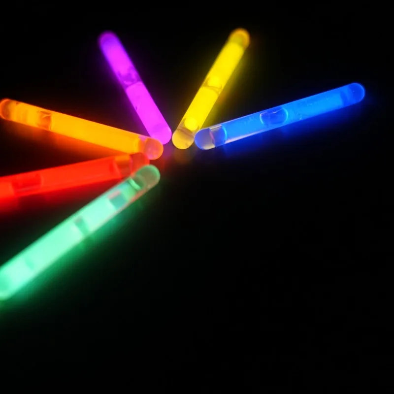 1.5-Inch Fluorescent Fish Float Factory Direct Supply Disposable Liquid Mini Glow Light Sticks Night Fishing Luminous Float