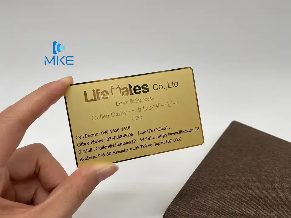 blank metal credit cards with magnetic stripe metal card