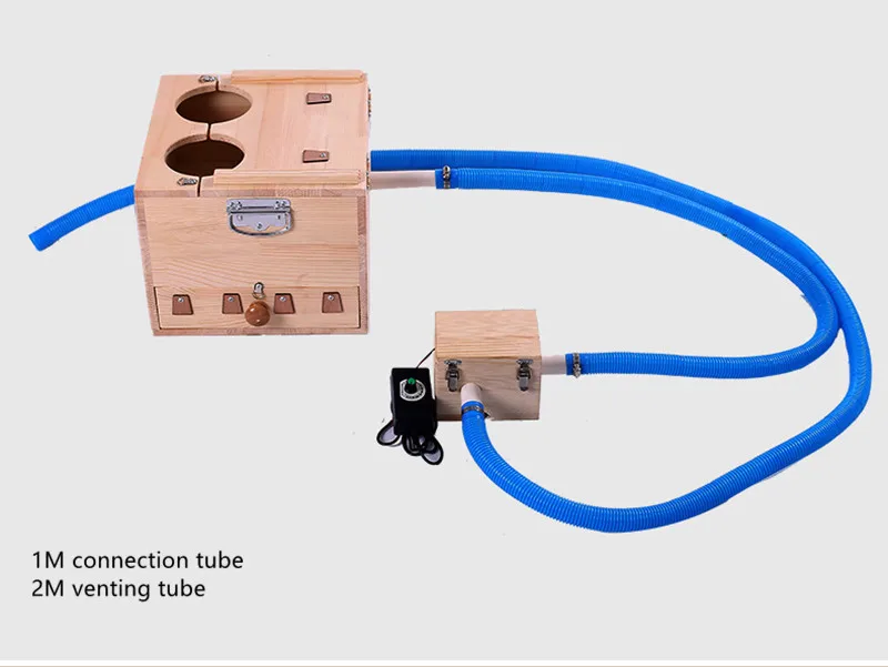 OEM Labeling Smokeless Design Wonderful Mini Wooden Box Foot Moxibustion Moxa Steam Feet Moxabustion Boxes