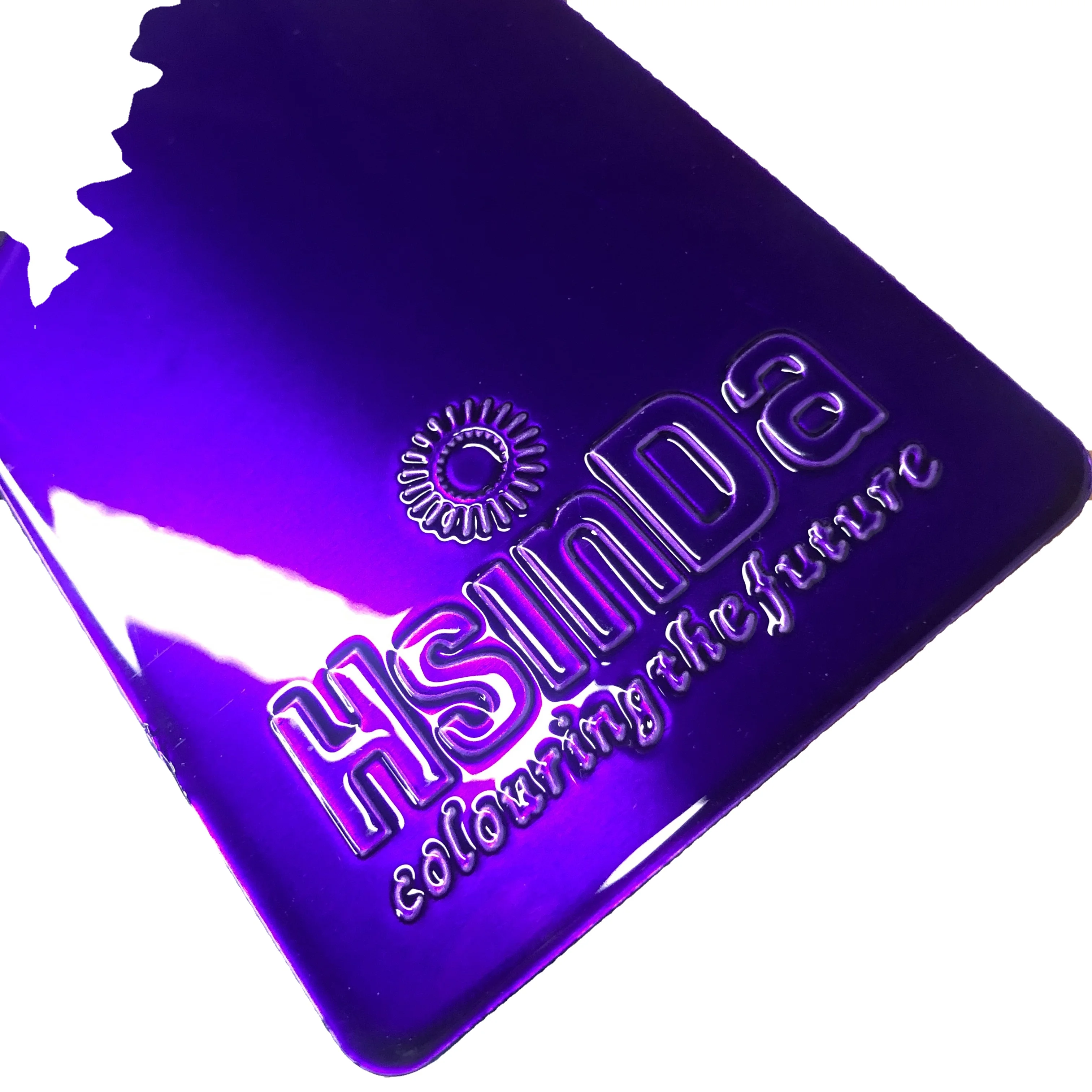 Hsinda Ral 4008 High Gloss Candy Purple Electrostatic Spray Paint Food Grade BPA Free Epoxy Glossy Powder Coating