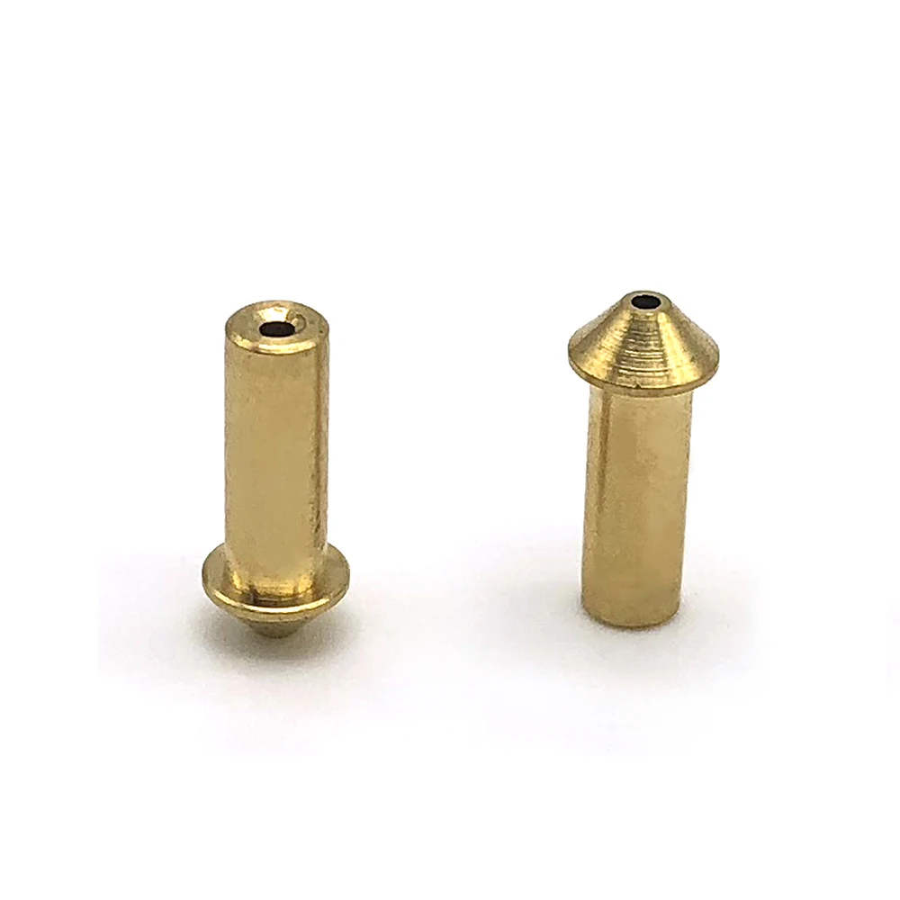 CNC Custom Spring Loaded Pogo Pin Plug Connector Brass Pin Wtih Gold plated spring pins