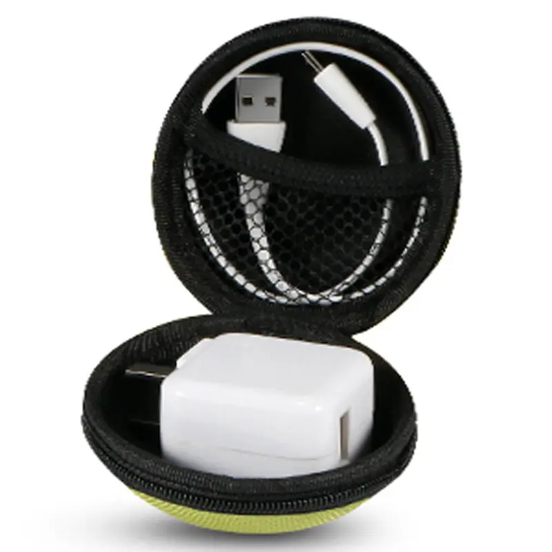 Cheap EVA Earphone Case High Quality Headphone Bag Waterproof EVA Ear Phone Storage Bag Portable Customized Brand Logo