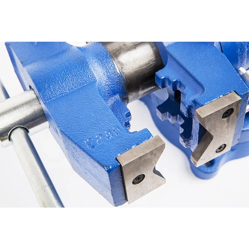 Offset bench vise DT08125 5 Inch bench vise swivel vise with anvil