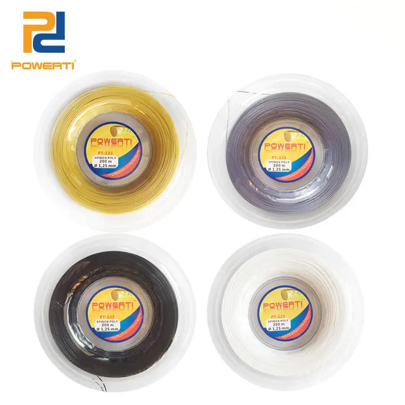High quality cheap Tennis racket string 200m/reel polyester durable