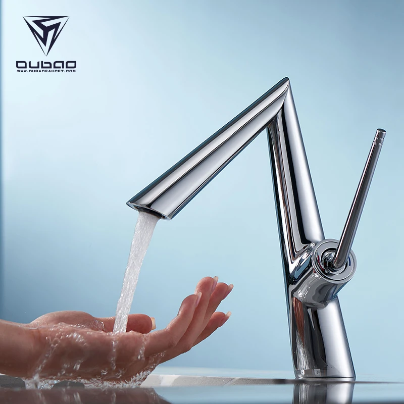 Luxury Designs Chrome Faucet Sanitary Lavatory Mixers Tap Bathroom Basin Faucets