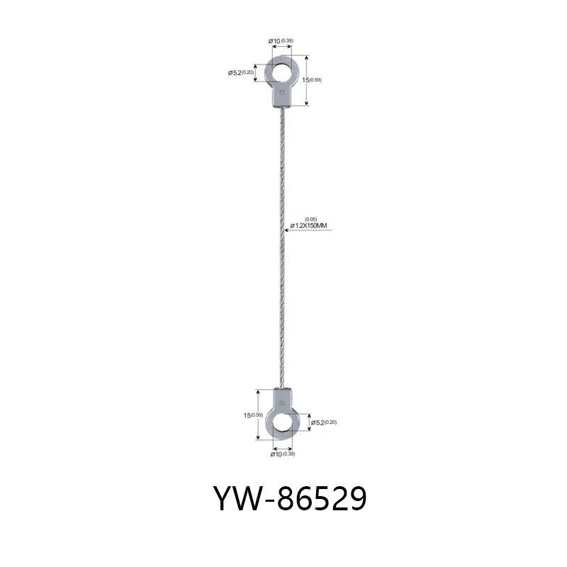 Manufacturers supply rigging safety rope wire rope ring double die-casting eyelet terminals