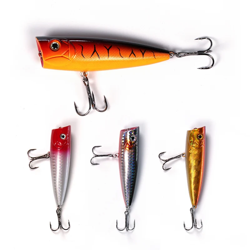 HYD Artificial Hard Bait 12.8G Hard lure Fishing Topwater Fishing Lure Popper Lure for Sea