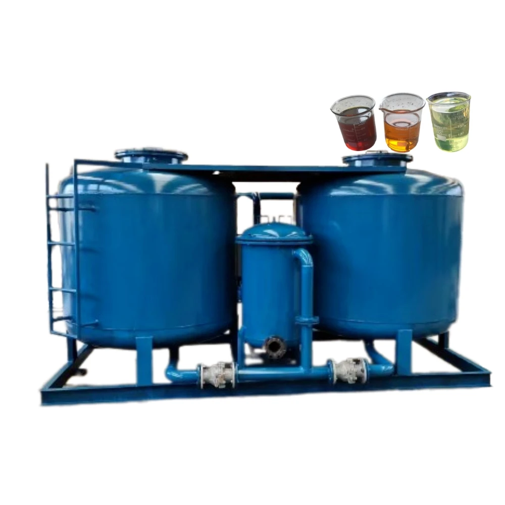 high speed black oil cleaning equipment  type of construction tank for silica gel sand