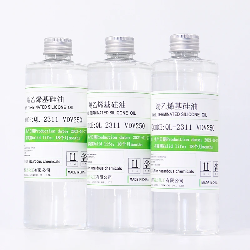 QIANGLI Vinyl silicone fluid 230 CST Raw material VI-PDMS base material HTV LSR electronic potting compound Vinyl terminated