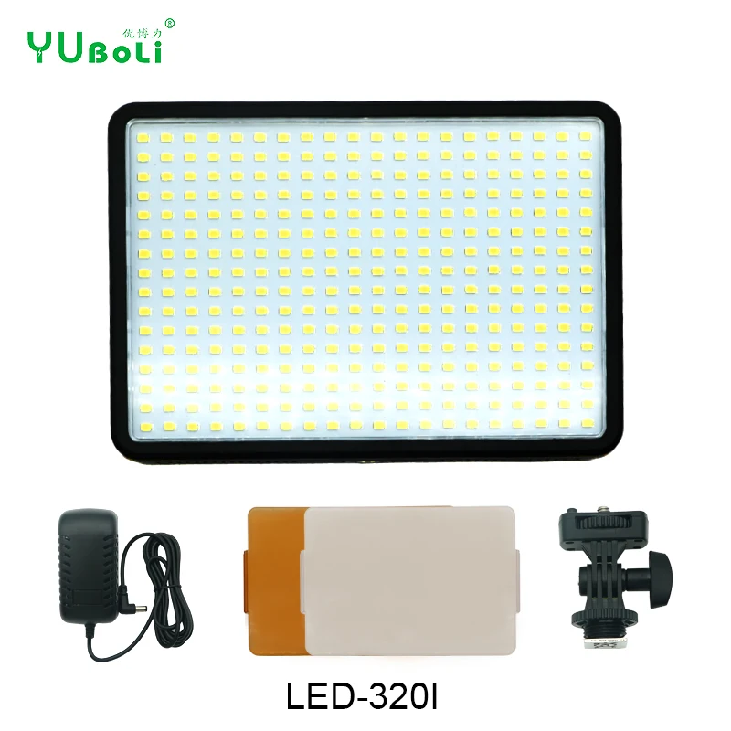 Bi-color 320I 320PCS LED LED-320  Professional LED Video Light For photo video Light kit for Youtube flat panel camera light