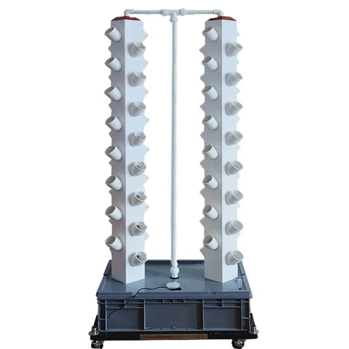 Customizable Vertical Rotary Tower Garden Light Planting Indoor Nutrients Hydroponic Growing System