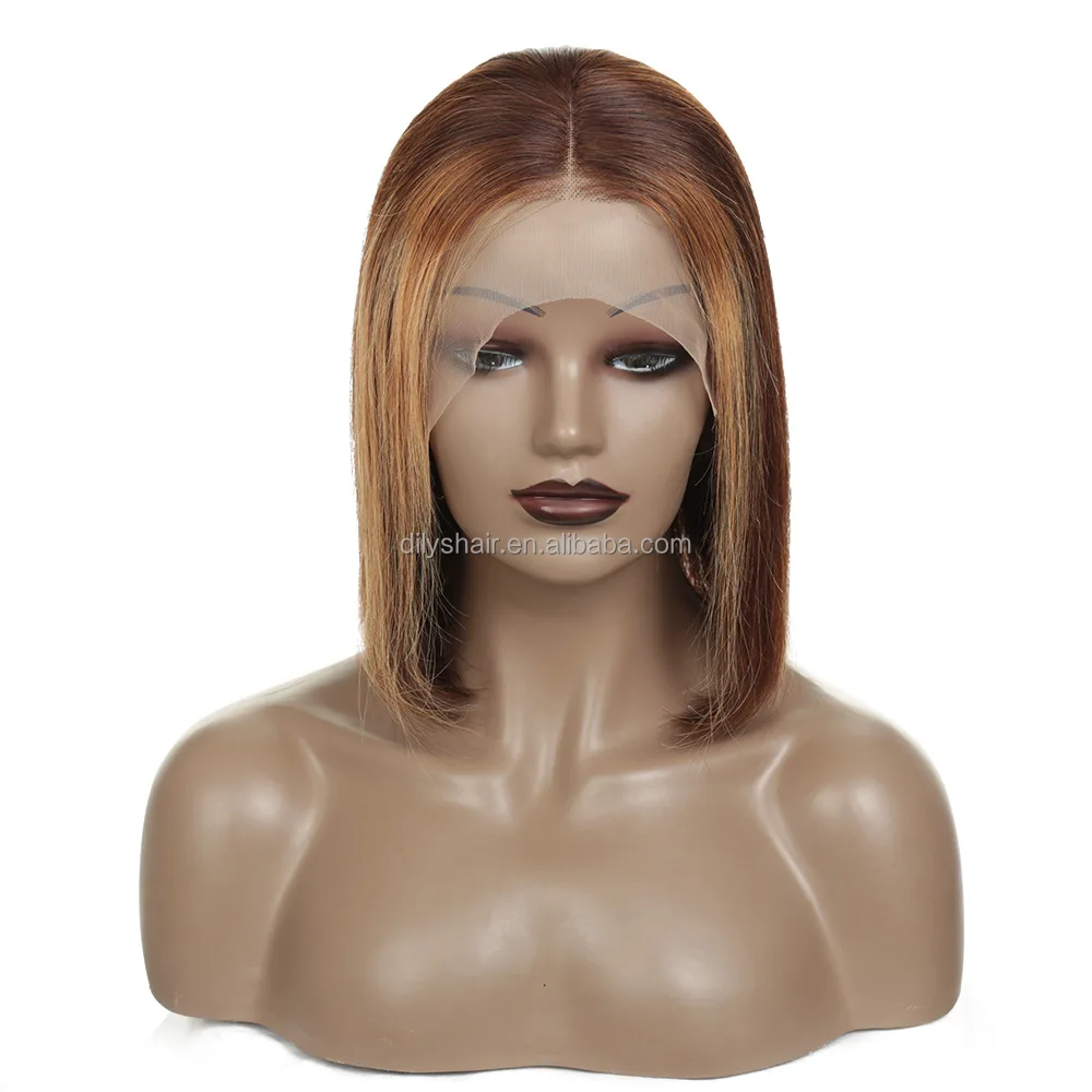 Top Grade Lace Wavy Cheap Short Bob Wig,10-12 Inch Brazilian Hair Lace Front Wig,Virgin Remy 100%unprocessed Real Human Hair Wig