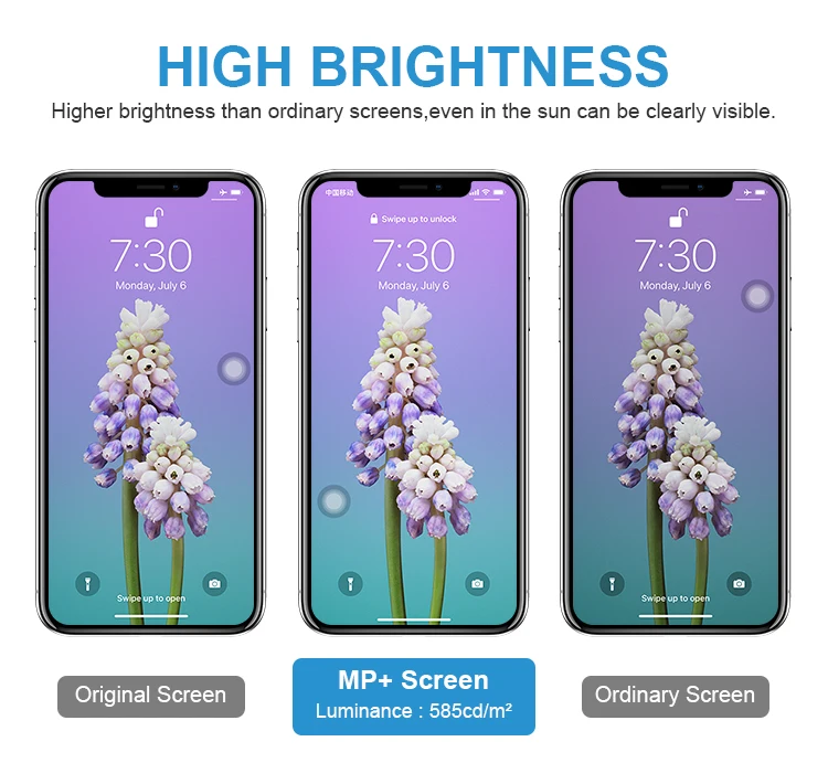 Оригинальный ЖК-дисплей для iphone 11 OEM 6 7 8 x xs max pro мобильных телефонов с сенсорным