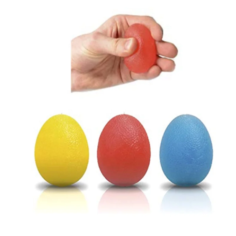 Fitness Colorful TPR Hand Therapy Grip Squishy Stress Relief Balls Elastic Decompression Ball