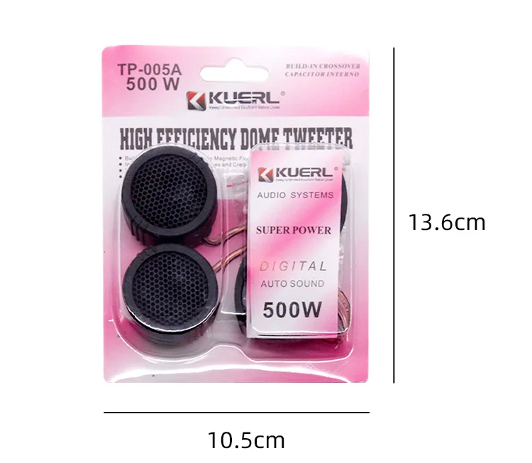  Высокомощный автомобильный динамик TP-005A silk dome tweeters для автомобильной