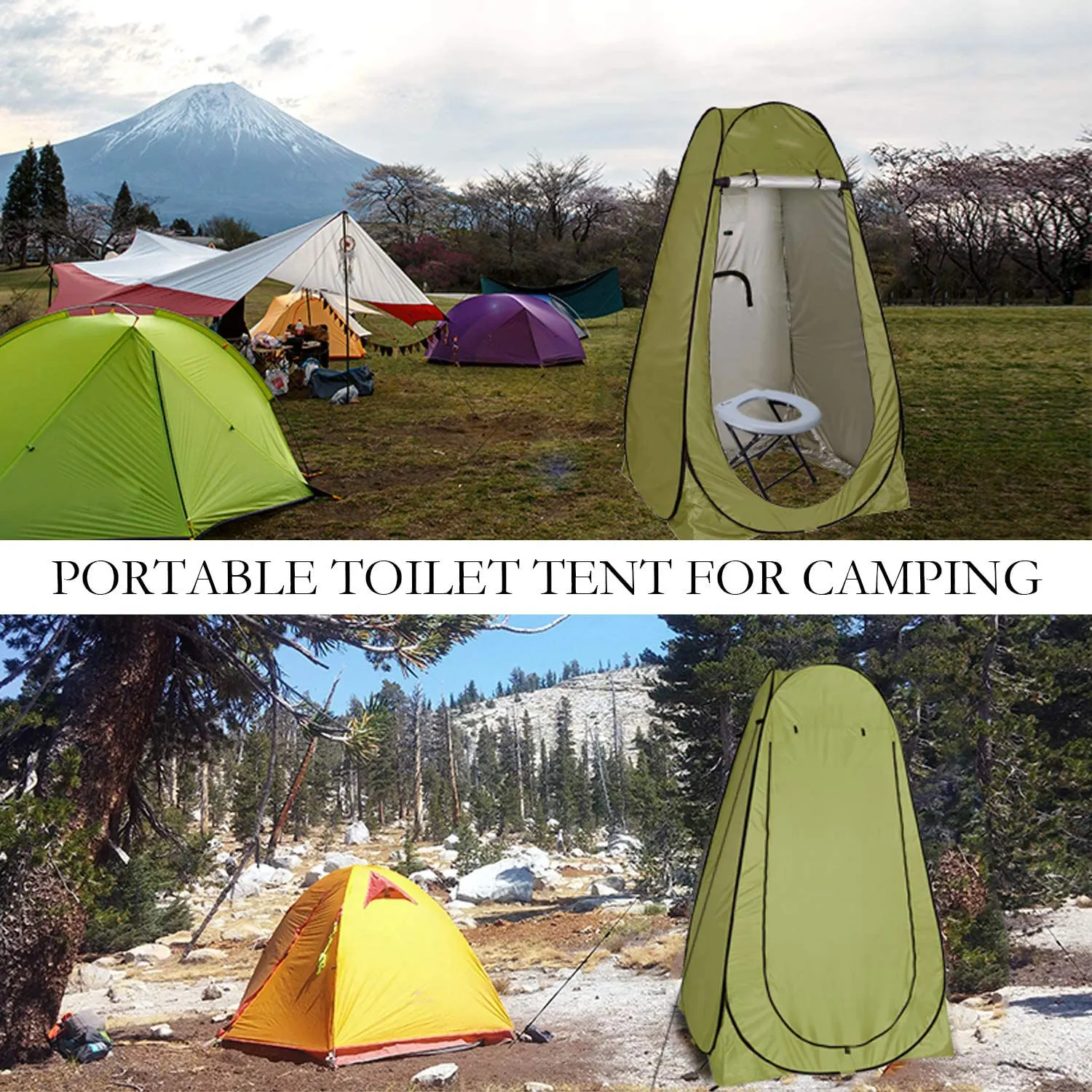 MU Good Quality Outdoor Shower Tent Camping Privacy Shower Tent For Portable Toilet & For A Portable Shower