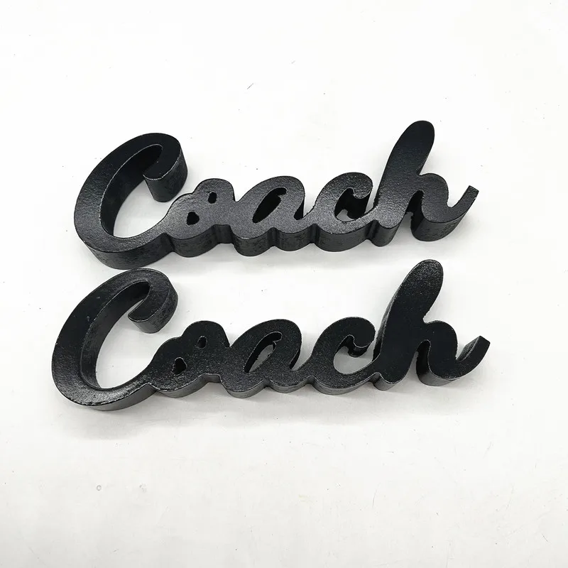 Customizable wood letters standing letters  black  alphabet