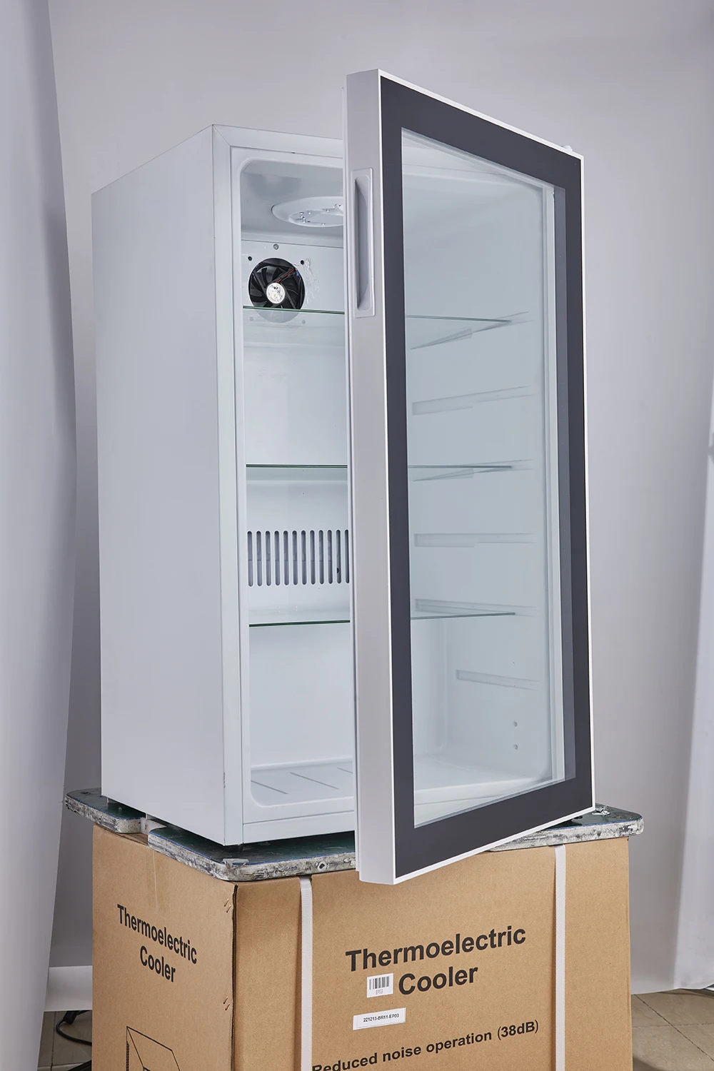 95L mini chocolate fridge mini bar counter top mini display refrigerator