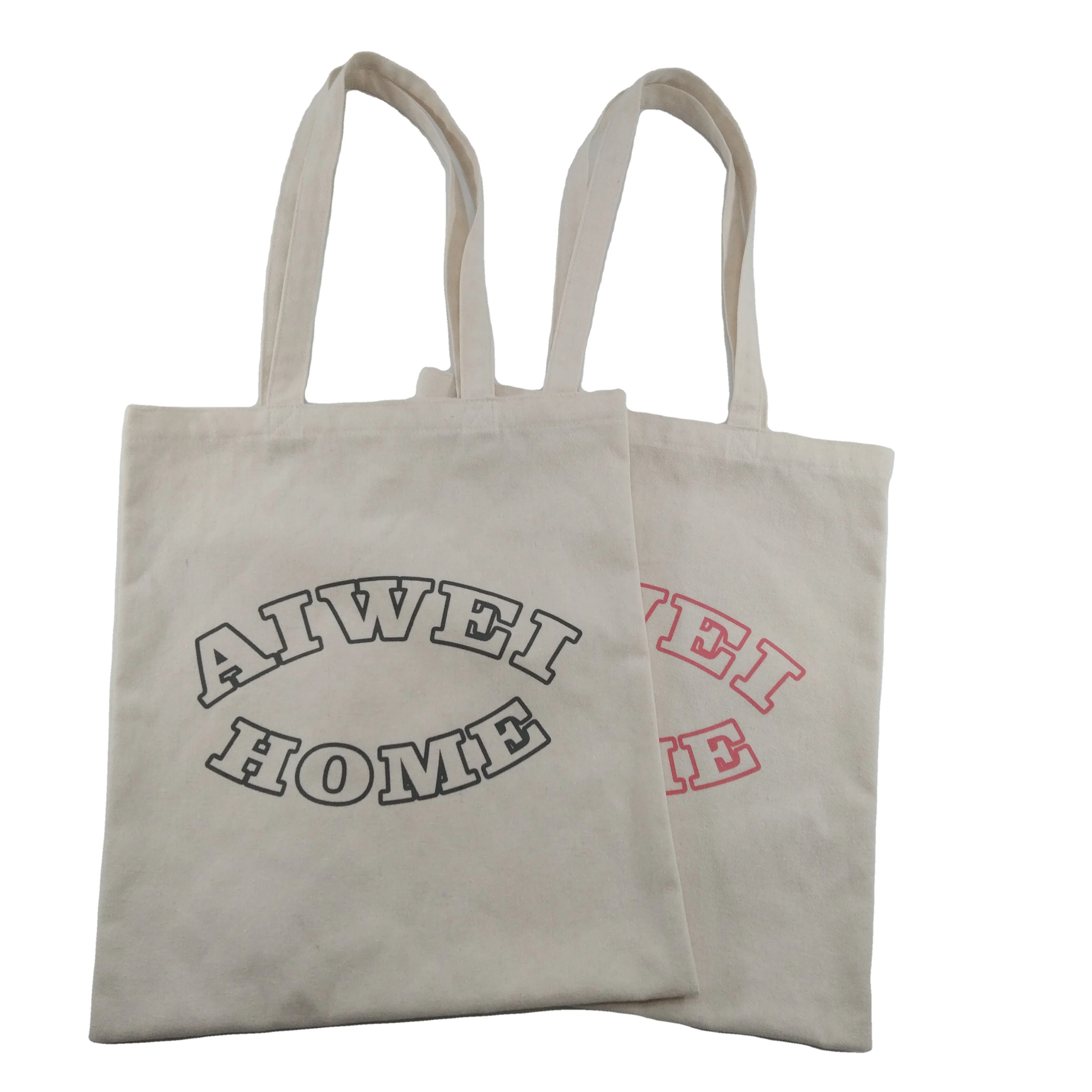 Promotional Price Custom Large Size Grocery Canvas Shopping Bag Reusable Shopping Bag With Logos